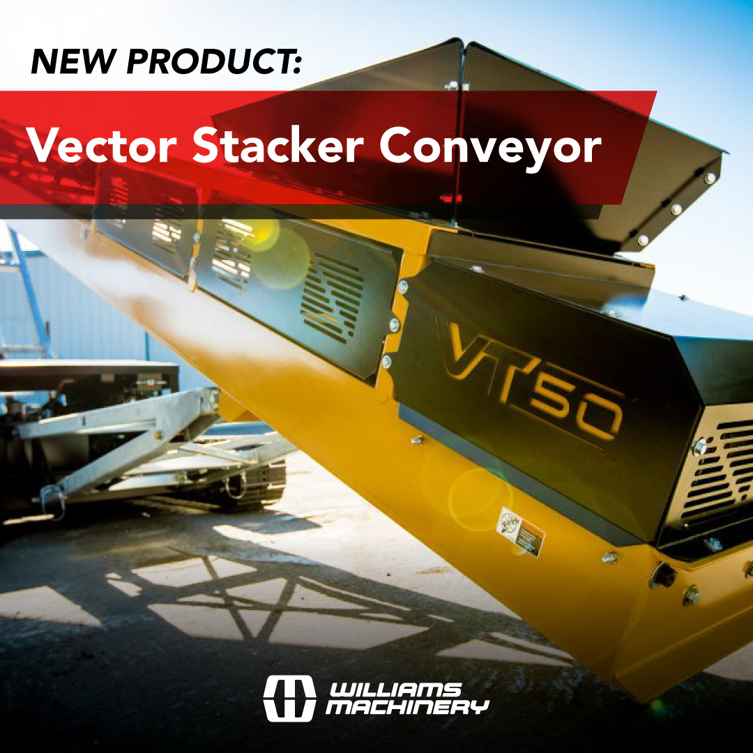 Have you considered using a stacker conveyor to stockpile aggregates of heavy materials like ores, gravel, limestone, earth, and metals? Check out our selection to improve efficiency and safety on your jobsite. Learn more on our website or call us at 1.888.712.4748.

#WilliamsMachinery #VectorEquipment