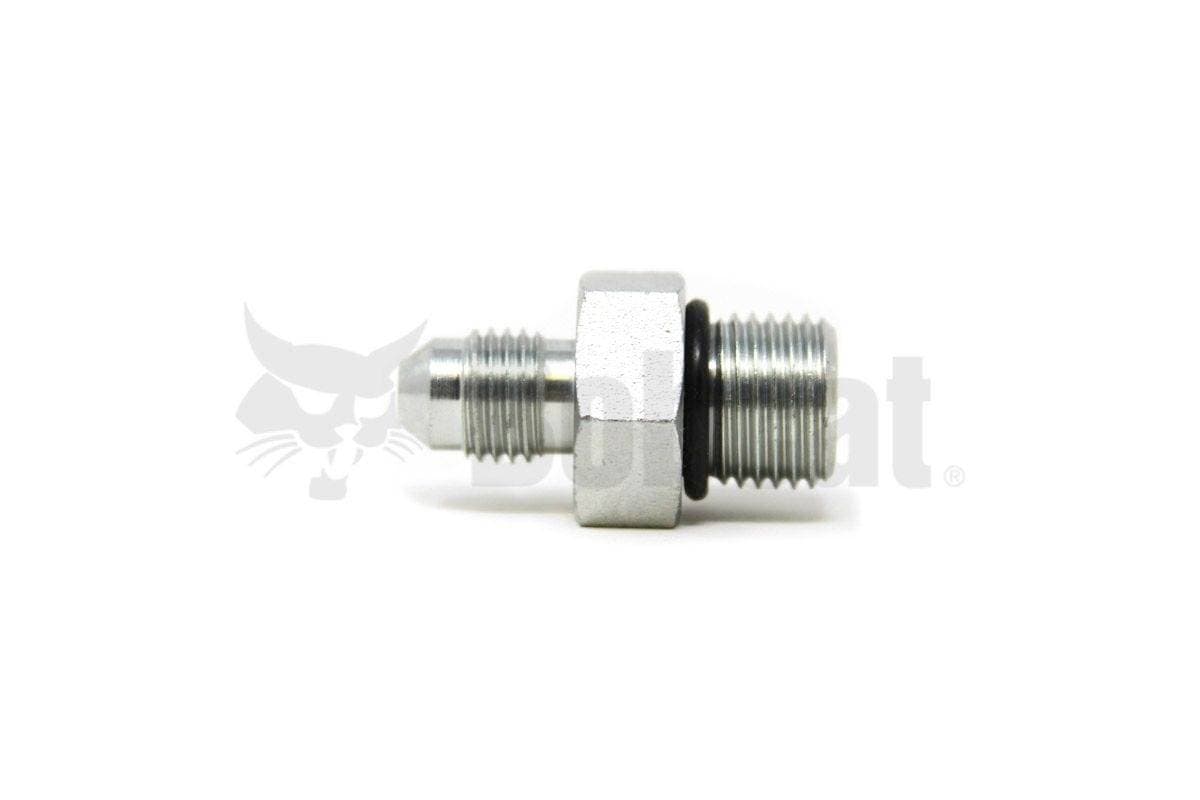 Genuine Bobcat Hydraulic Connector Fitting, 15KB0406 showing both connection ends and o-ring.