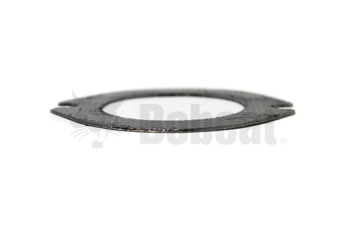 Genuine Bobcat Exhaust Gasket, 6713653 showing thickness.