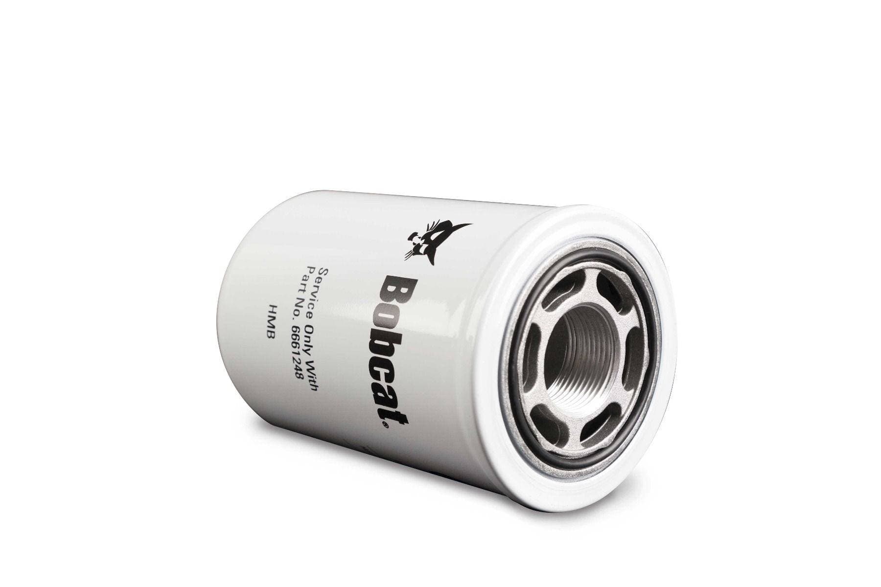 Genuine Bobcat Hydraulic Oil Filter, 6661248 showing the inlet holes.