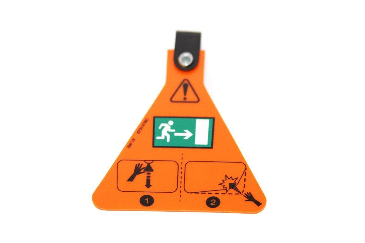 Genuine Bobcat Exit Tag 6731478 showing view 1.