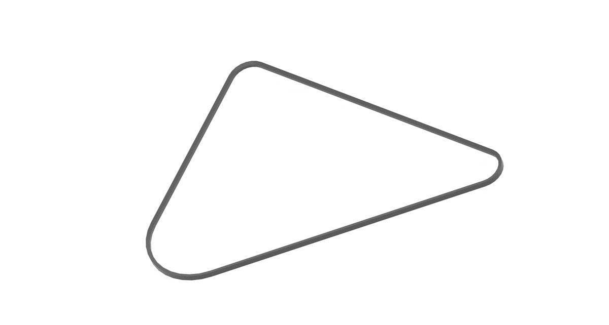 Genuine Bobcat Mower Belt 6814762 showing view 1.