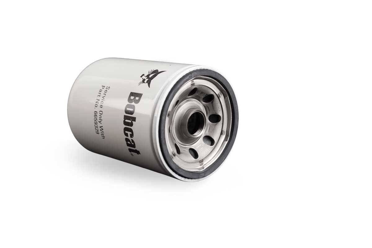 Genuine Bobcat Engine Oil Filter, 6659329 view of inlet holes.