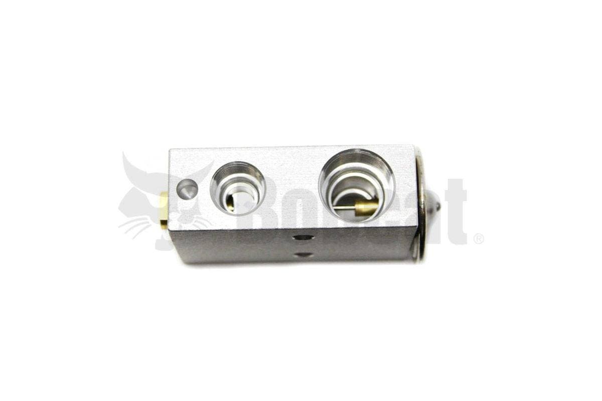 Genuine Bobcat AC Valve Block, 6675534 top view of holes. 