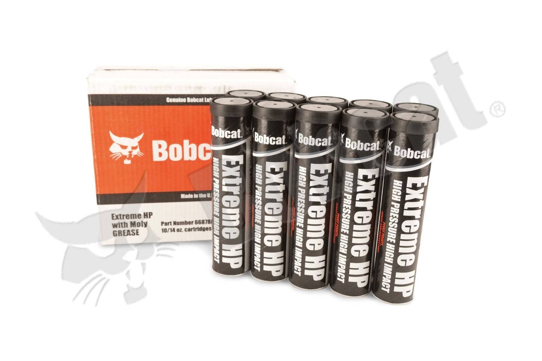 Genuine Bobcat Extreme Grease, 6687885, shown in case quantity.