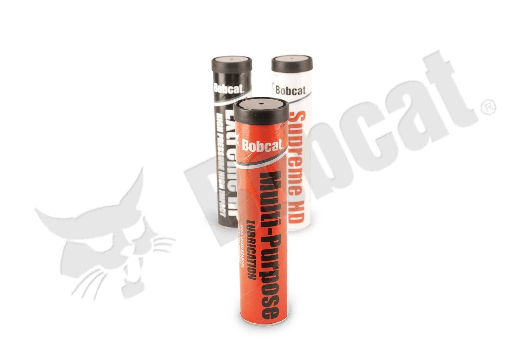 Genuine Bobcat Multi-purpose Grease, group shot of all types.