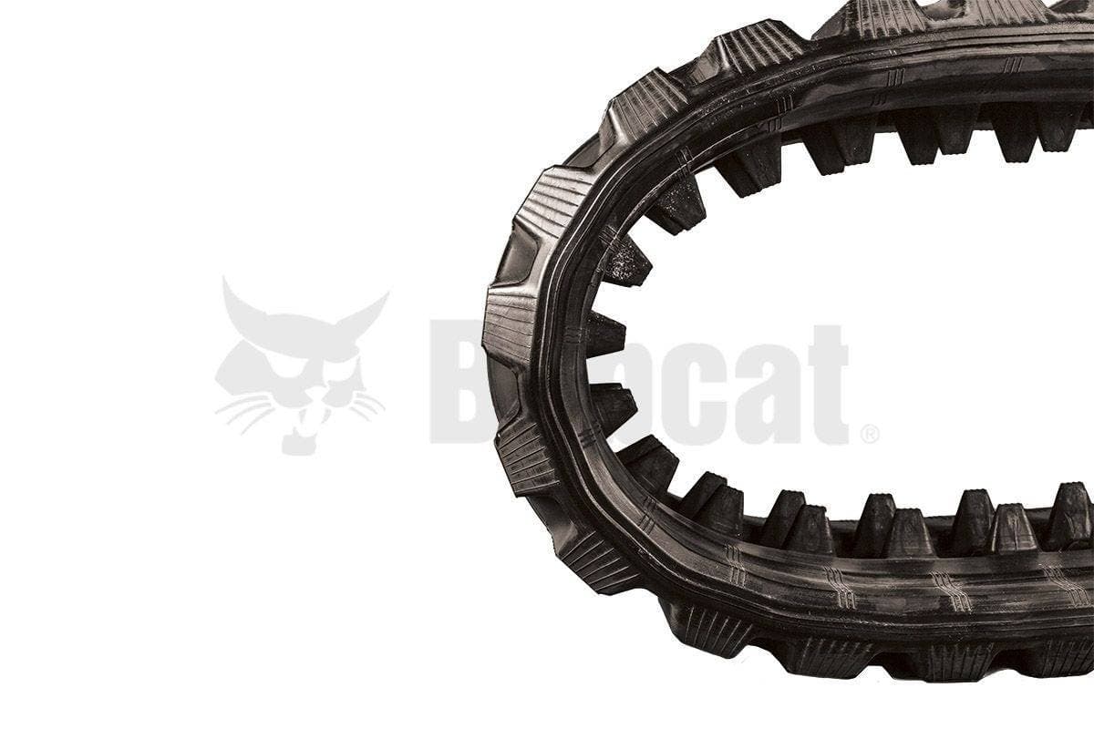 Genuine Bobcat C-Pattern Rubber Tracks, 6680161 showing profile of track.