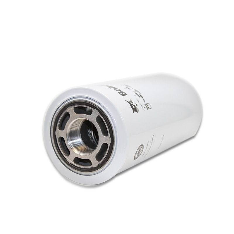 Genuine Bobcat hydraulic filter 6670207 shown with inlet holes.